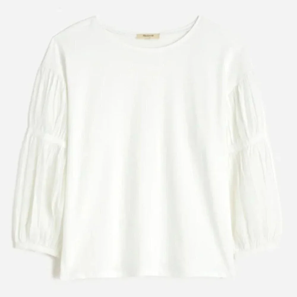 Madewell white puff